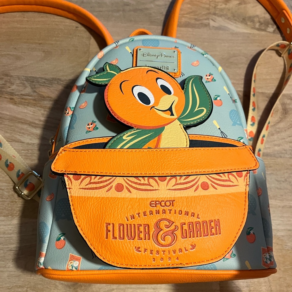 Disney Parks Orange Bird Loungefly Mini Backpack